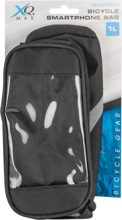 Geanta pentru bicicleta Excellent Houseware, poliester, 22x13x8 cm, negru [3]