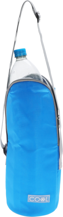 Geanta termoizolanta pentru sticle Excellent Houseware, poliester, 12x32 cm, 1.5 l, albastru [3]