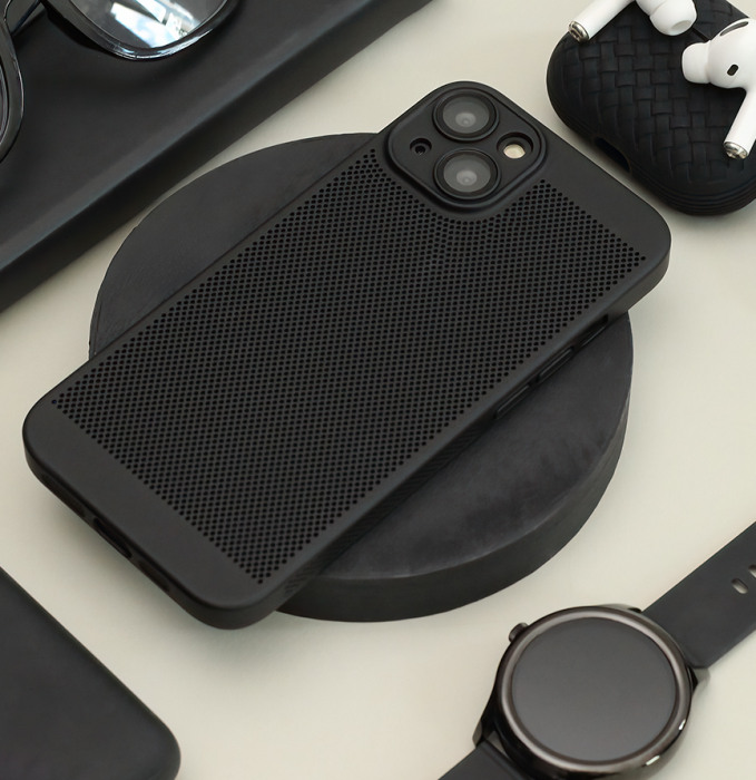 Husa de protectie Airy pentru iPhone X / XS, termoplastic poliuretan, negru [7]
