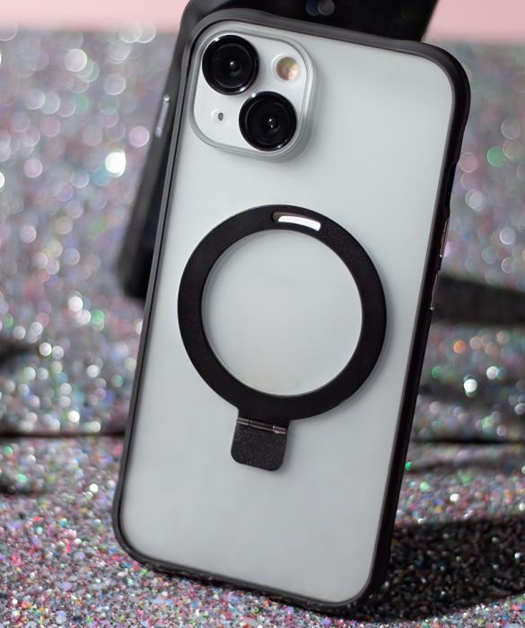 Husa de protectie Mag Ring pentrui Phone 13 Pro 6,1", termoplastic poliuretan, negru [7]