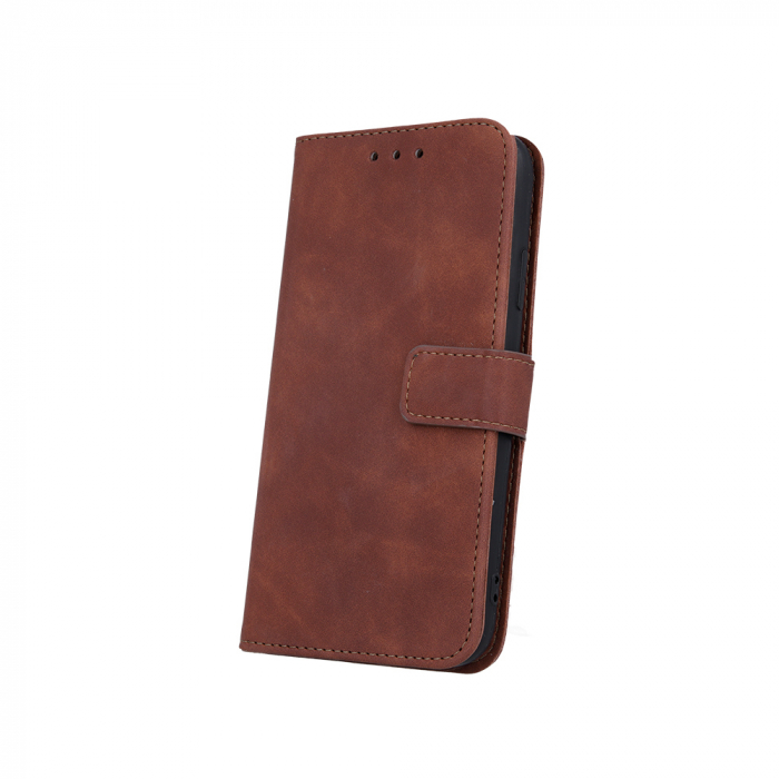 Husa de protectie Smart Velvet pentru Samsung A35 5G, piele artificiala TPU, maro [9]
