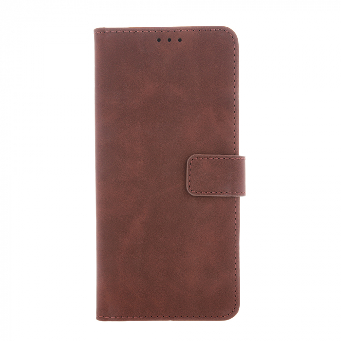Husa de protectie Smart Velvet pentru Samsung A35 5G, piele artificiala TPU, maro [6]