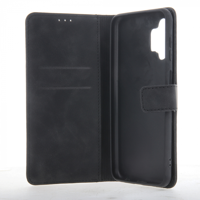 Husa de protectie Smart Velvet pentru Samsung A35 5G, piele artificiala TPU, negru [5]