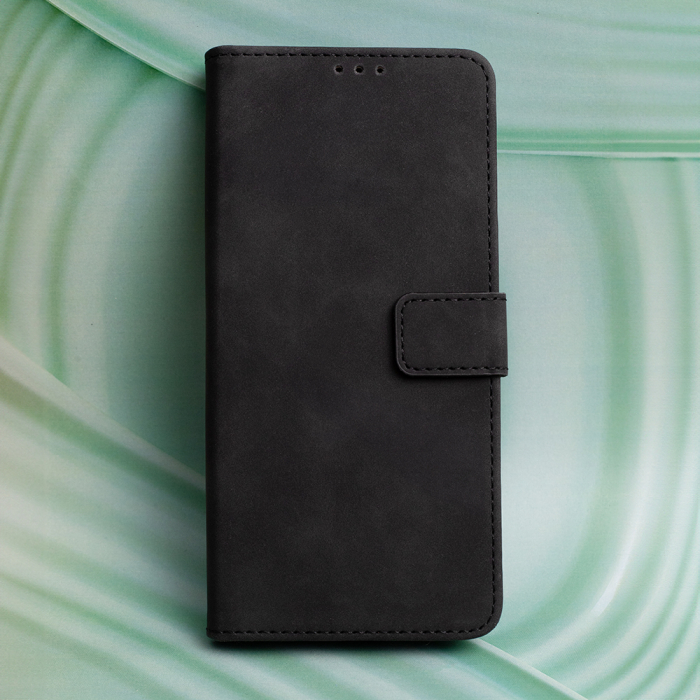 Husa de protectie Smart Velvet pentru Samsung A35 5G, piele artificiala TPU, negru [4]