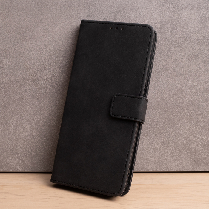 Husa de protectie Smart Velvet pentru Samsung A35 5G, piele artificiala TPU, negru [3]