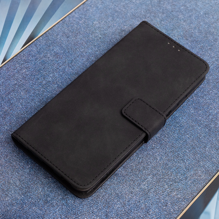 Husa de protectie Smart Velvet pentru Samsung A35 5G, piele artificiala TPU, negru [2]