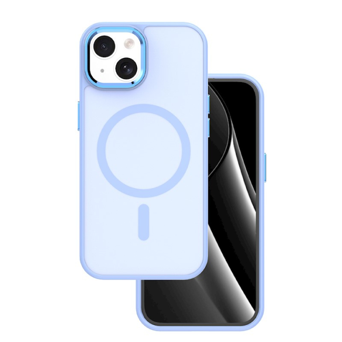 Husă Frozen Mag pentru iPhone 15 6,1" albastru deschis [3]