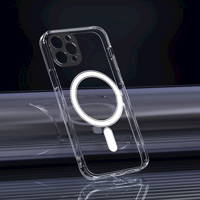 Husă protecție pentru iPhone 15 Pro 6,1", transparentă, cu protecție pentru cameră [3]