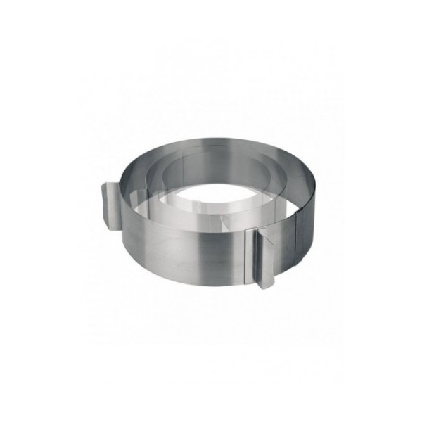 Ibili adjustable pastry ring, stainless steel, 16-30x5.5 cm, silver [2]
