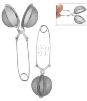 Infusor ceai sfera, Excellent Houseware, otel inoxidabil 18/10, 5x16 cm, argintiu [2]