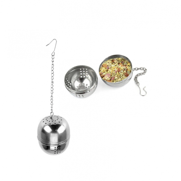 Infusor ceai sfera Excellent Houseware, otel inoxidabil, 5 cm, argintiu [2]