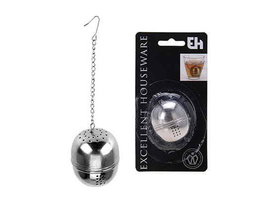 Infusor ceai sfera Excellent Houseware, otel inoxidabil, 5 cm, argintiu [4]