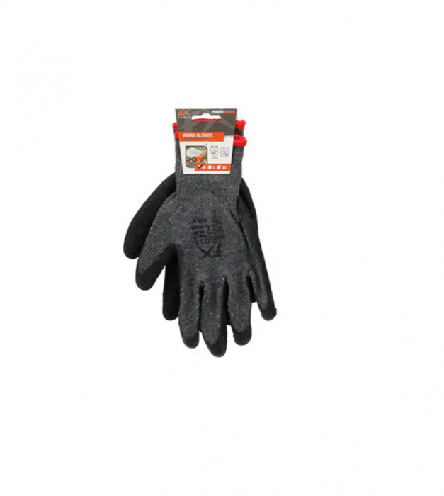 Manusi de protectie Excellent Houseware, polieste/latex, gri [2]