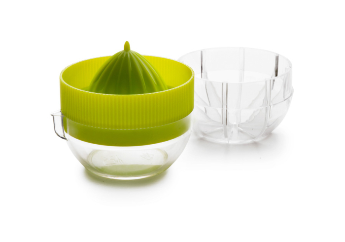Mini storcator citrice Ibili, plastic, 7x8 cm, transparent/verde [1]