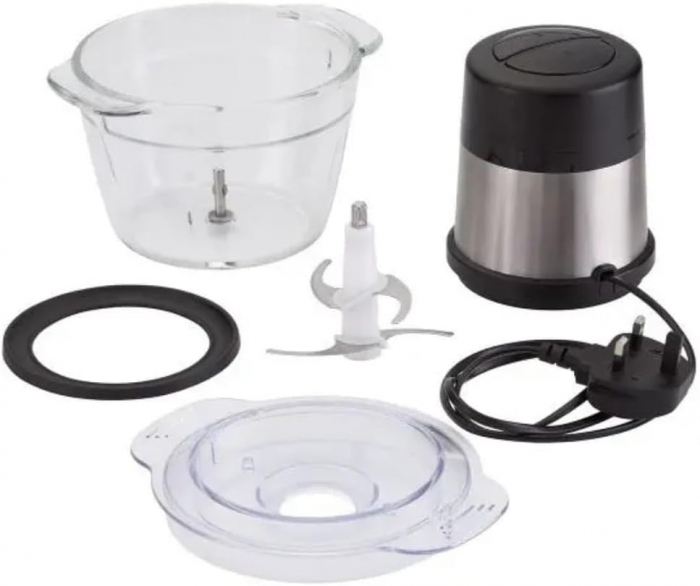 Mini tocator electric Judge, sticla/otel inoxidabil, 500 ml, 300 W, transparent [2]