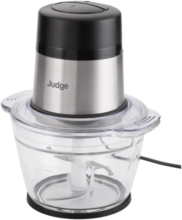 Mini tocator electric Judge, sticla/otel inoxidabil, 500 ml, 300 W, transparent [1]
