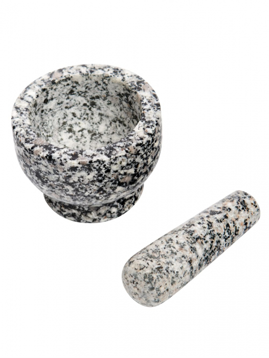 Mojar cu pistil Zeller, granit, 9x6.5 cm, gri [2]