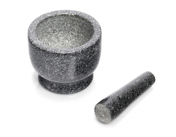 Mojar cu pistil Zeller, granit, 9x6.5 cm, gri [2]