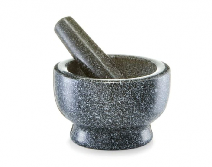 Mojar cu pistil Zeller, granit, 9x6.5 cm, gri [1]