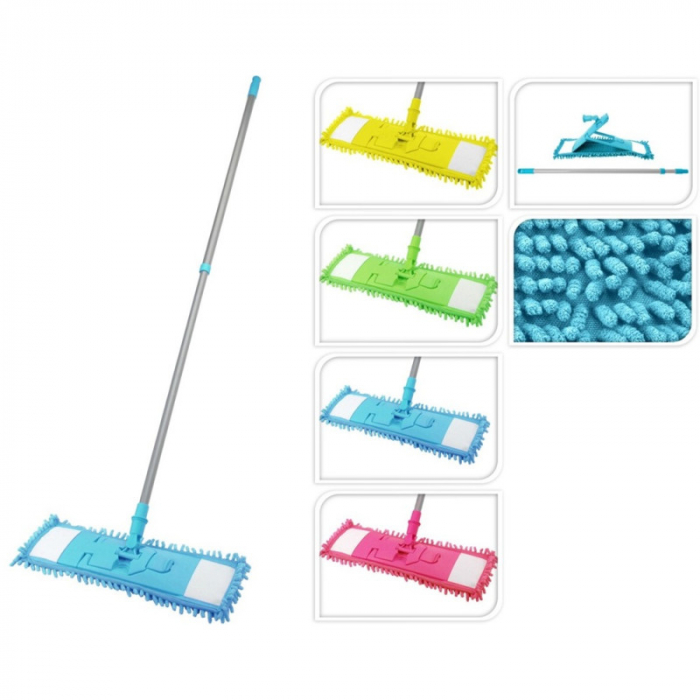 Mop Koopman, microfibra/metal, 44x14 cm, albastru [3]