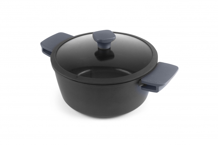Oala cu capac Ibili-Neo, aluminiu/quantanium, 24x11 cm, 4.3 l, negru [3]