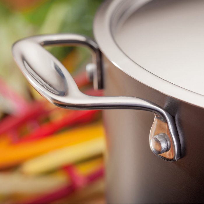 Stellar-Hard Anodized Pot, aluminum, 33.4x25.7x14.5 cm, black/silver [4]