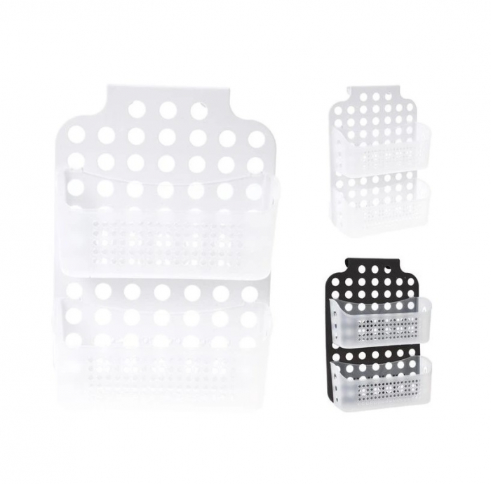 Organizator baie Bathroom Solutions, polipropilena, 35x25x10 cm, alb [3]