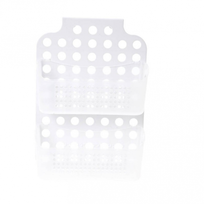 Organizator baie Bathroom Solutions, polipropilena, 35x25x10 cm, alb [2]