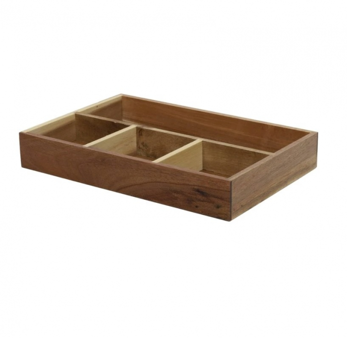 Organizator sertar Koopman, lemn, 30x20x4.5 cm, maro [4]