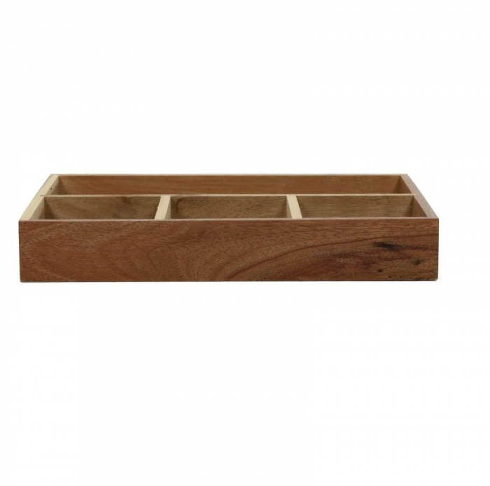 Organizator sertar Koopman, lemn, 30x20x4.5 cm, maro [3]