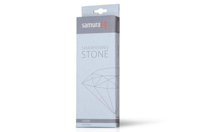 Piatra ascutit Samura, granulatie 5000, 19x7x2.4 cm, alb [2]