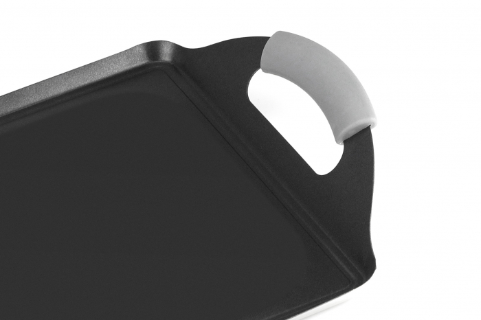 Magefesa-Prisma Grill Plate, stainless steel, 27x21 cm, silver/black [5]
