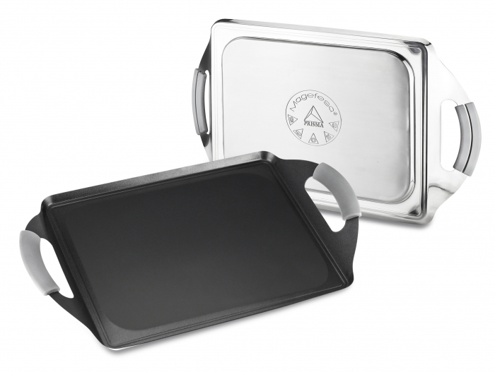 Magefesa-Prisma Grill Plate, stainless steel, 27x21 cm, silver/black [3]