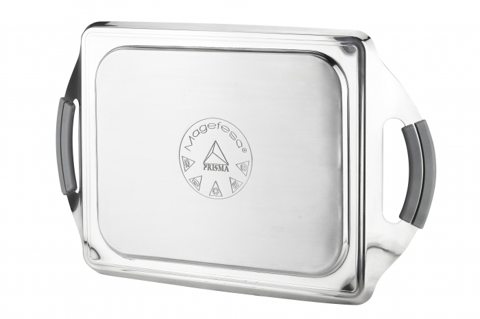 Magefesa-Prisma Grill Plate, stainless steel, 27x21 cm, silver/black [2]