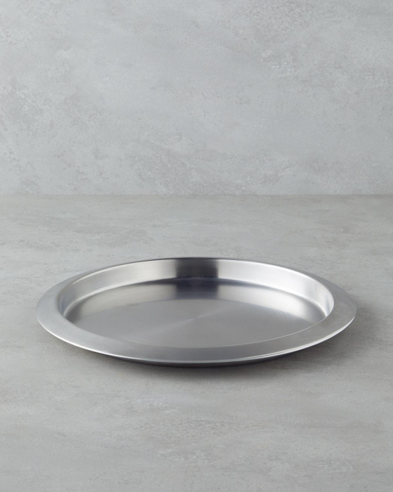 Platou servire Excellent Houseware, otel inoxidabil, 35 cm, argintiu [4]