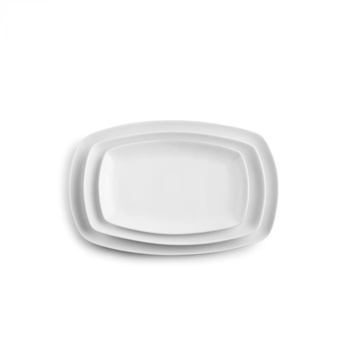 Platou servire Ibili-Castilla Blanco, portelan, 30x19.5x2.9 cm, alb [4]