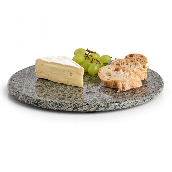 Platou servire Zeller, granit, 25x1 cm, gri [2]