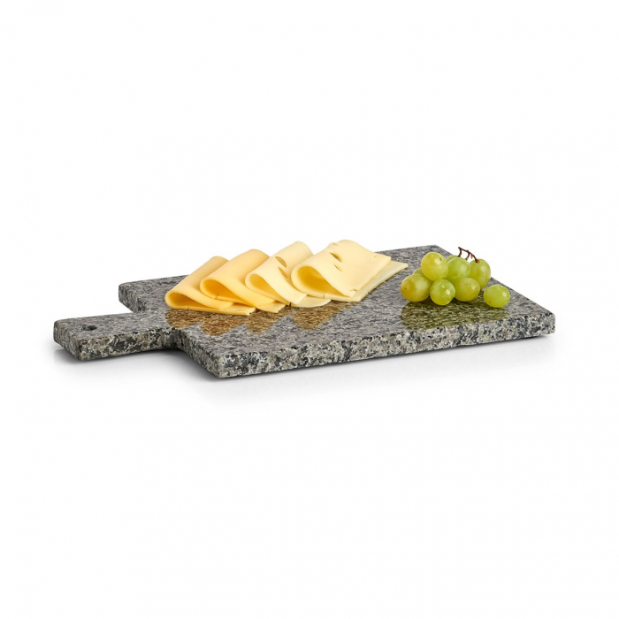 Platou servire Zeller, granit, 30x18x1 cm, gri [2]