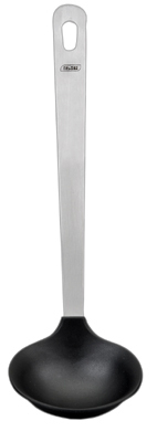 Polonic Ibili, otel inoxidabil/nailon, 30 cm, argintiu/negru [3]