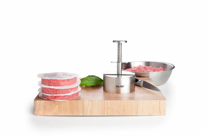 Ibili-Utensilios Varios hamburger press, stainless steel, 11.4 cm, silver [2]