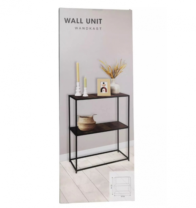Raft lateral Koopman International, metal, 70x31x85 cm, negru [3]
