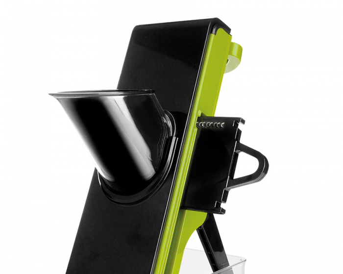 Razatoare tip mandolina verticala Ibili-Easycook, otel inoxidabil/plastic, 17.2x11.3x5.2 cm, negru/verde [2]