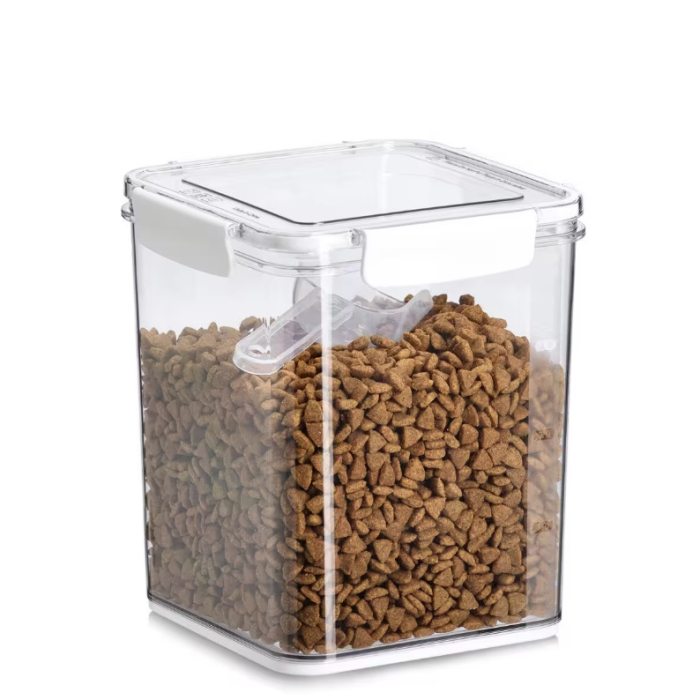 Recipient pentru alimente cu lingura Zeller, plastic, 18x18x20 cm,  4.2 l, transparent [2]