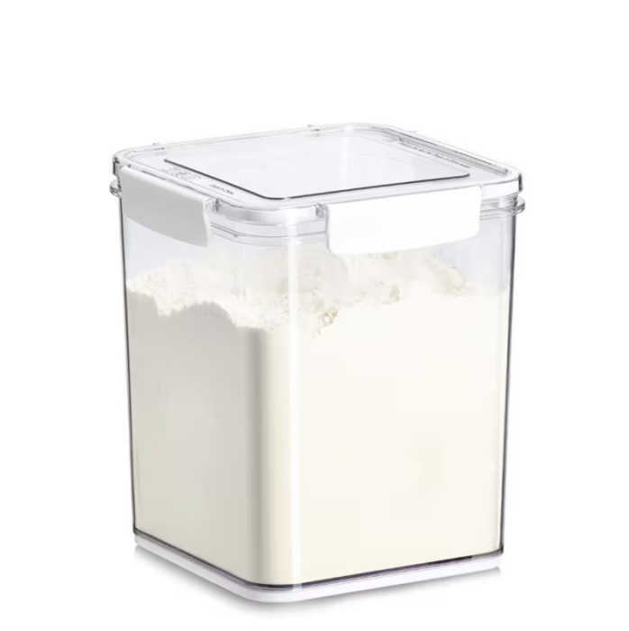 Recipient pentru alimente cu lingura Zeller, plastic, 18x18x20 cm,  4.2 l, transparent [4]