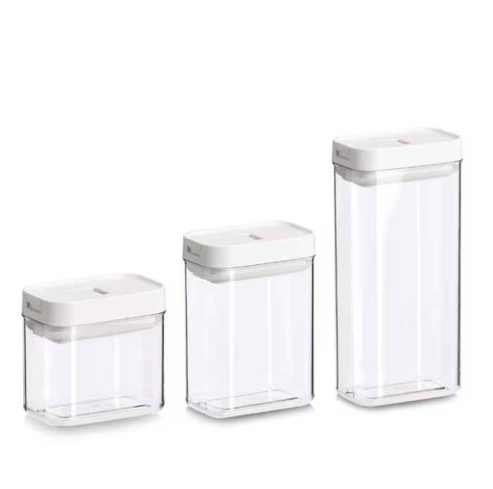 Recipient pentru alimente Zeller, plastic, 11x7x10 cm,  0.38 l, transparent [4]