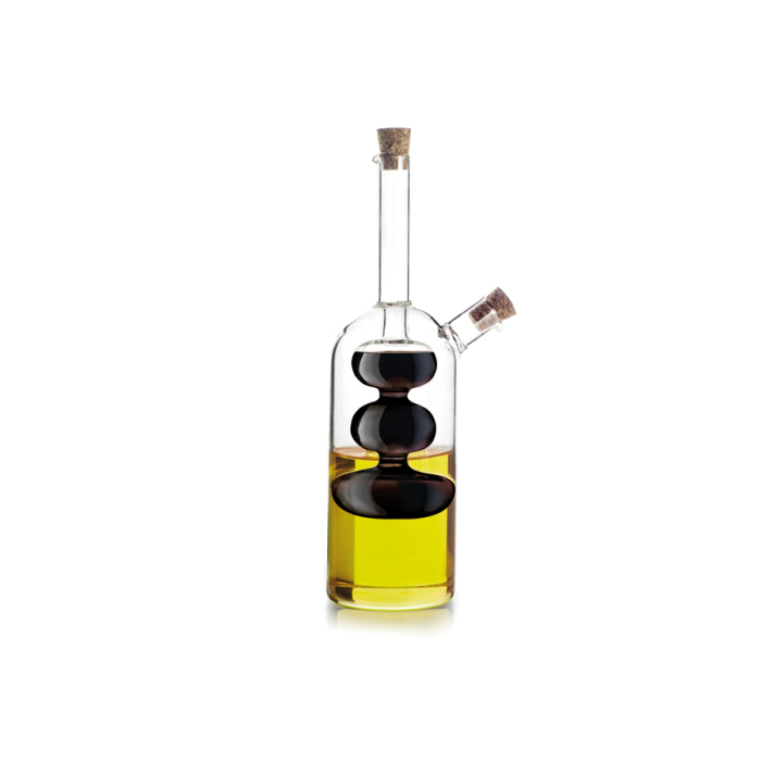 Recipient pentru ulei/otet Ibili, sticla borosilicat, 300+60 ml, transparent [2]