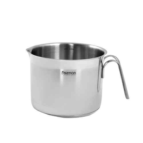 Oala pentru lapte Fissman, otel inoxidabil, 14x11cm, 1.5 l, argintiu [2]