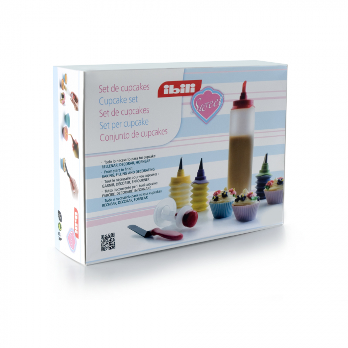 Set pentru briose 9 piese Ibili-Accesorios, otel inoxidabil/plastic, multicolor [2]
