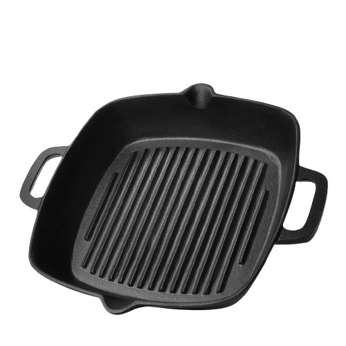 Tigaie grill Fissman, 26x5cm, negru, fonta [2]