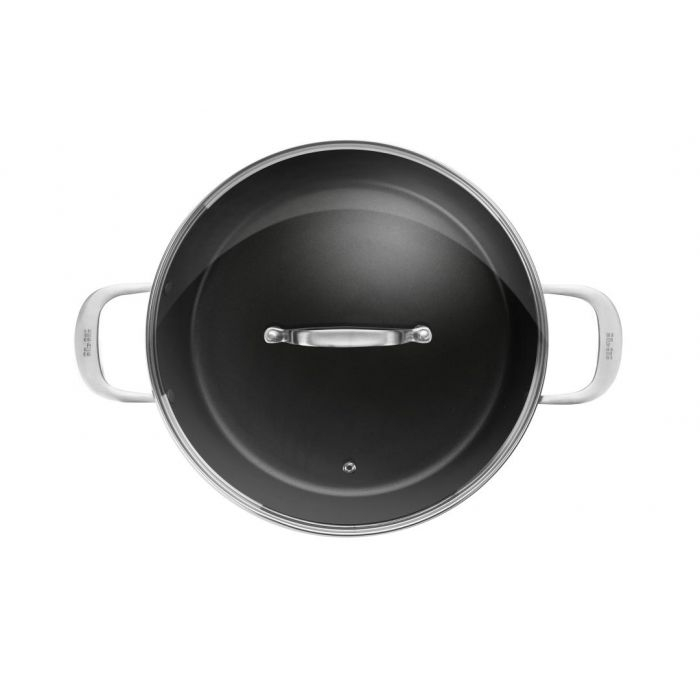 Tigaie adanca Ibili-Titan, aluminiu turnat, 28x7.5 cm, negru [3]